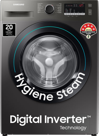 सैमसंग 9 किलो फुल्ली ऑटोमैटिक फ्रंट लोड वॉशिंग मशीन ब्लैक - WW90T4040CX1TL