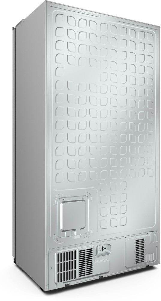 Hisense 564 L Frost Free Side by Side Inverter Technology Star Refrigerator  with Water Dispenser - Silver, RS564N4SSNW