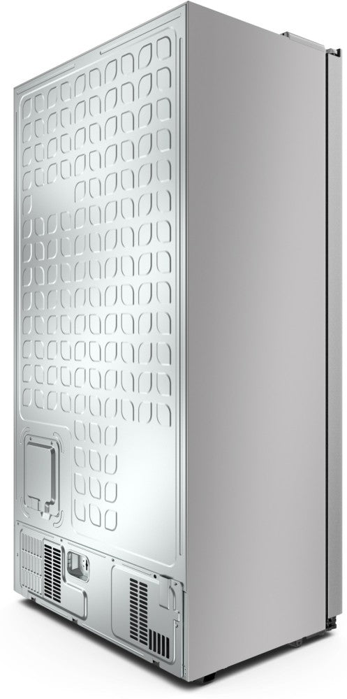 Hisense 564 L Frost Free Side by Side Inverter Technology Star Refrigerator  with Water Dispenser - Silver, RS564N4SSNW