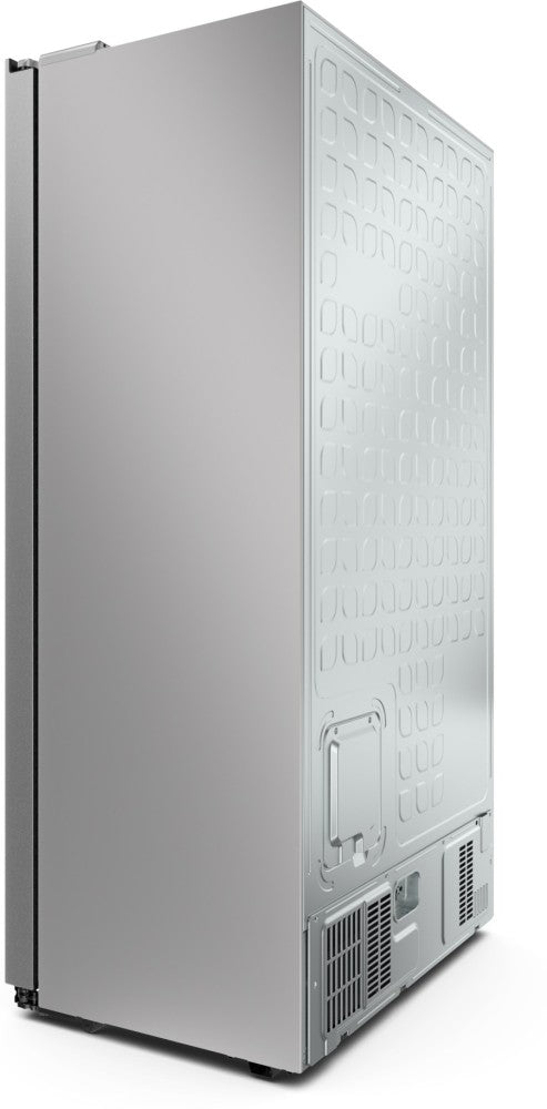 Hisense 564 L Frost Free Side by Side Inverter Technology Star Refrigerator  with Water Dispenser - Silver, RS564N4SSNW