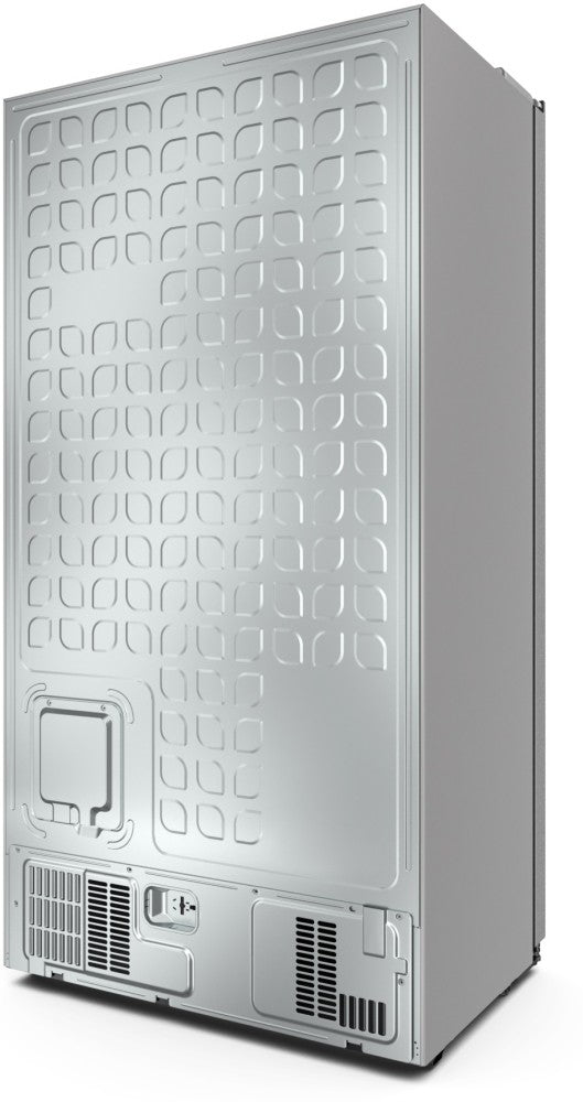 Hisense 564 L Frost Free Side by Side Inverter Technology Star Refrigerator  with Water Dispenser - Silver, RS564N4SSNW