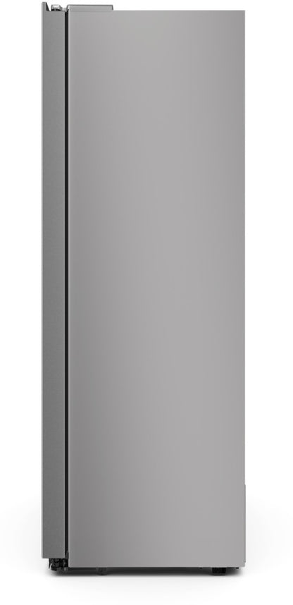 Hisense 564 L Frost Free Side by Side Inverter Technology Star Refrigerator  with Water Dispenser - Silver, RS564N4SSNW