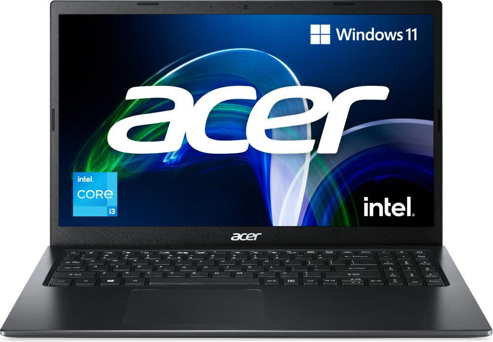 Acer Extensa Core i3 11th Gen - (8GB/256GB SSD/Windows 11 Home) EX215-54 नोटबुक - 15.6 इंच, चारकोल ब्लैक, 1.7 Kg, MS Office के साथ