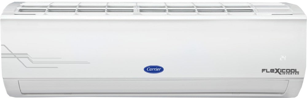 CARRIER 1.5 टन 4 स्टार स्प्लिट इन्वर्टर एसी - सफ़ेद - CAI18ES4R33F0, कॉपर कंडेंसर