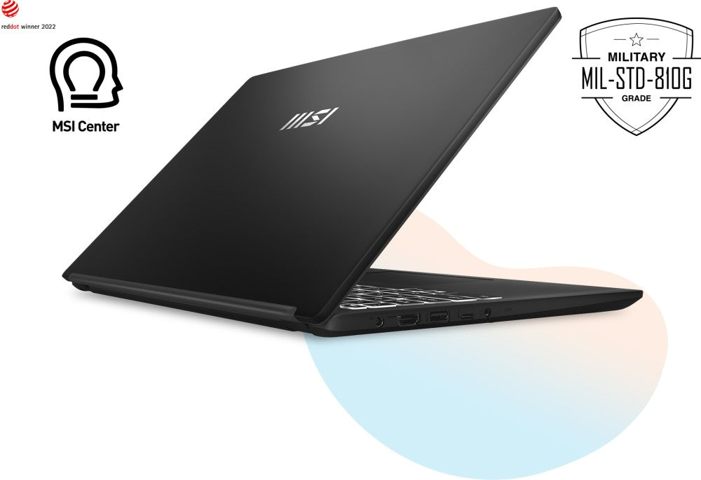 MSI Core i7 13th Gen - (16 GB/512 GB SSD/Windows 11 Home) मॉडर्न 15 B13M-288IN पतला और हल्का लैपटॉप - 15.6 इंच, क्लासिक ब्लैक, 1.7 किलोग्राम