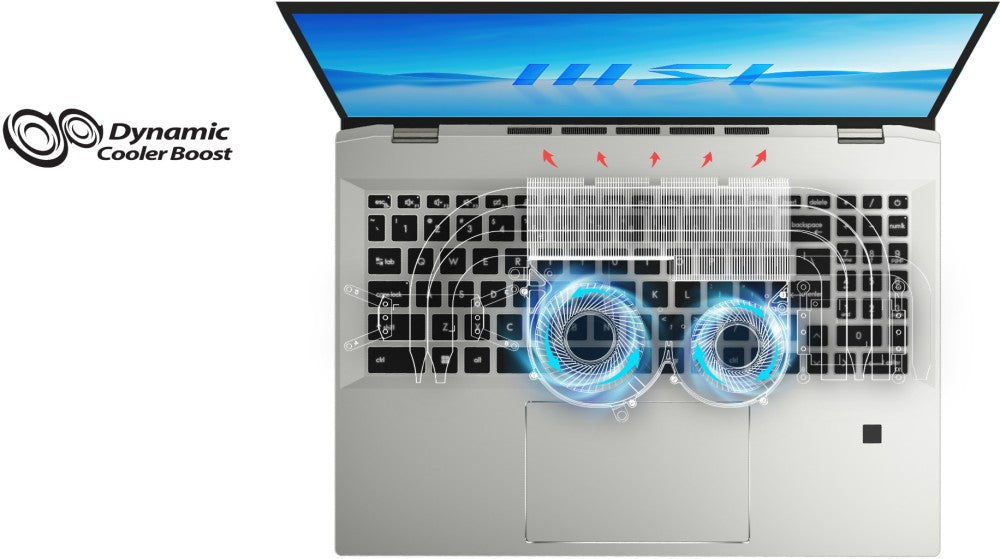 MSI Core i7 13वीं जेन - (16GB/1 TB SSD/Windows 11 Home) Prestige 16Studio A13VE-031IN लैपटॉप - 16 इंच, अर्बन सिल्वर, 2.1 किग्रा