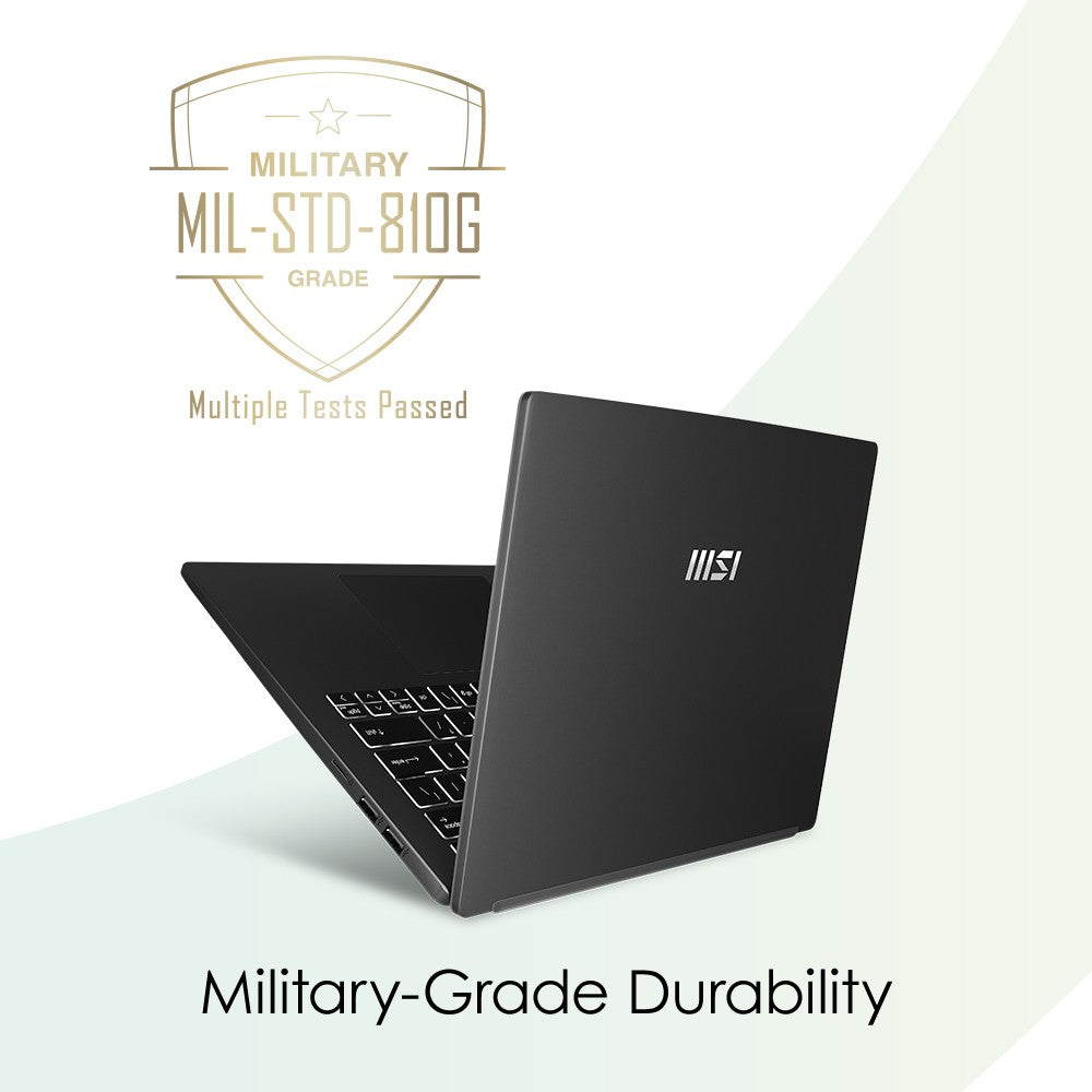 MSI Core i7 13th Gen - (16 GB/512 GB SSD/Windows 11 Home) आधुनिक 14 C13M-435IN पतला और हल्का लैपटॉप - 14 इंच, क्लासिक ब्लैक, 1.4 किलोग्राम