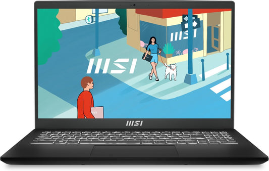 MSI Core i7 13th Gen - (16 GB/512 GB SSD/Windows 11 Home) मॉडर्न 15 B13M-288IN पतला और हल्का लैपटॉप - 15.6 इंच, क्लासिक ब्लैक, 1.7 किलोग्राम