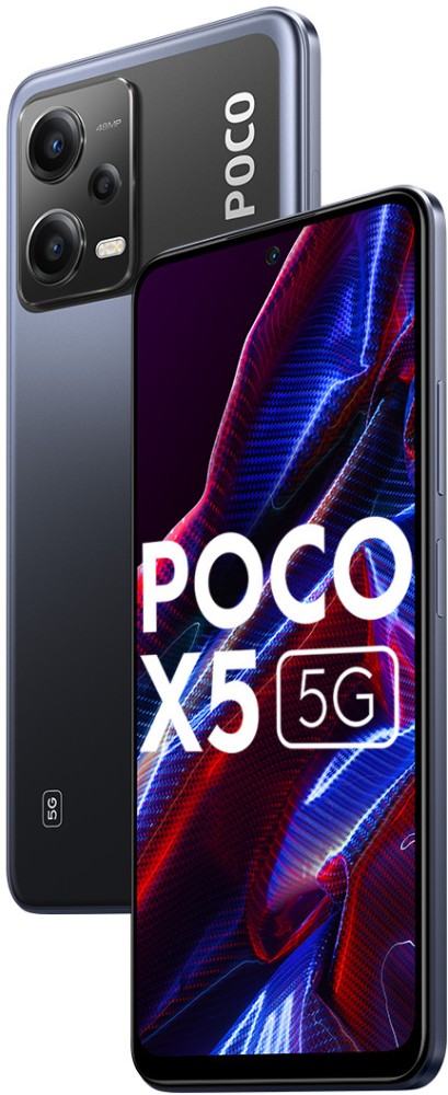 POCO X5 5G (Jaguar Black, 128 GB) - 6 GB RAM