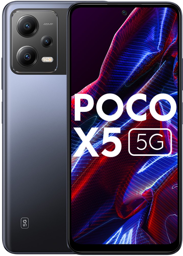 POCO X5 5G (Jaguar Black, 128 GB) - 6 GB RAM