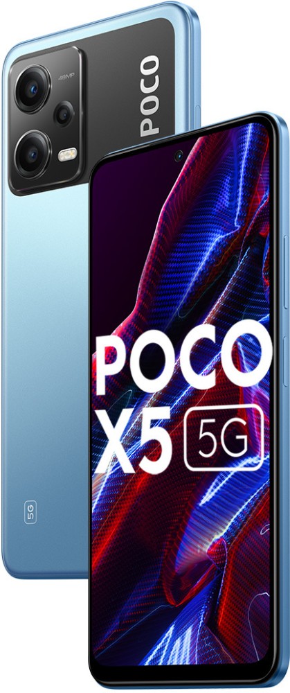 POCO X5 5G (वाइल्डकैट ब्लू, 128 जीबी) - 6 जीबी रैम