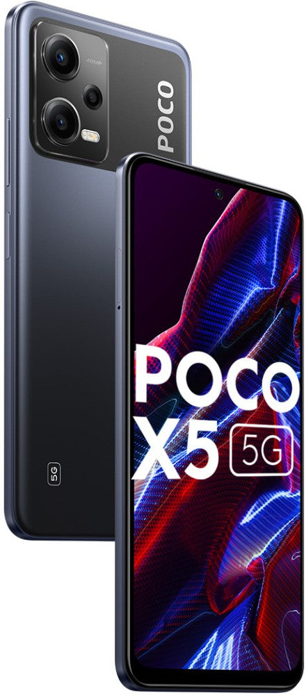 POCO X5 5G (Jaguar Black, 128 GB) - 6 GB RAM