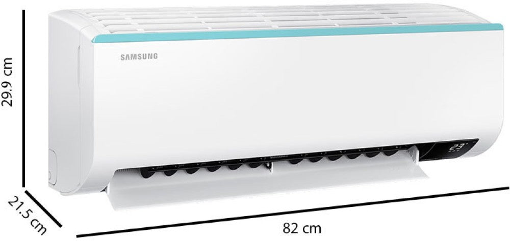 SAMSUNG 1 Ton 3 Star Split Inverter AC with Wi-fi Connect  - White - AR12CYLZBGE, Copper Condenser