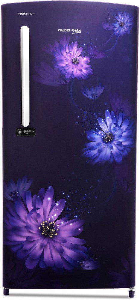 Voltas Beko 225 L Direct Cool Single Door 3 Star Refrigerator - Dahlia Blue, RDC245C60/DBEXXXXSG