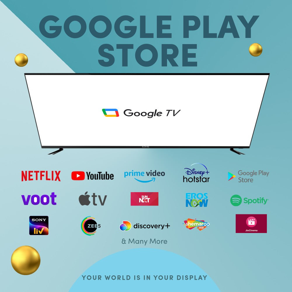 SENS 80 cm (32 inch) HD Ready LED Smart Google TV - SENS32WYGSHD