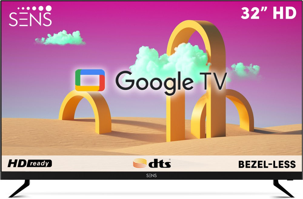 SENS 80 सेमी (32 इंच) HD रेडी LED स्मार्ट Google TV - SENS32WYGSHD