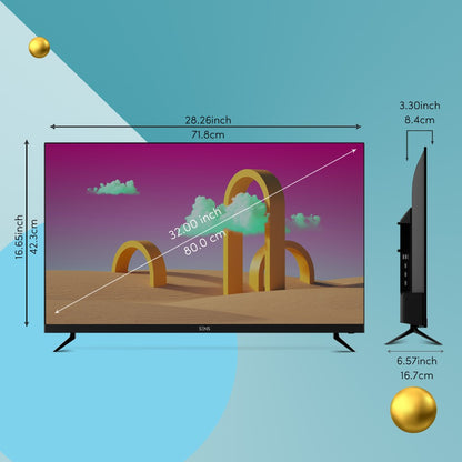 SENS 80 cm (32 inch) HD Ready LED Smart Google TV - SENS32WYGSHD
