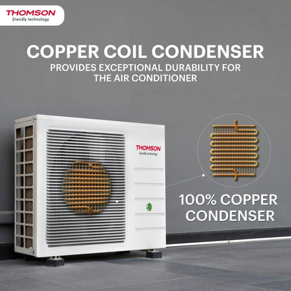 Thomson 1.5 Ton 2 Star Split With iBreeze Technology AC  - White - CPMF1502S, Copper Condenser