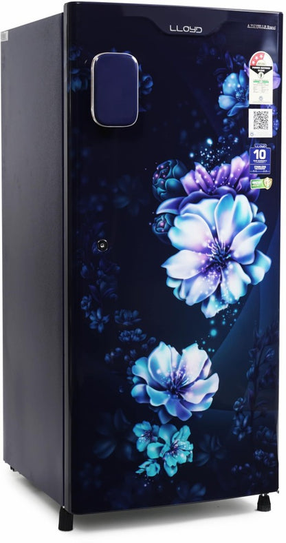 Lloyd 178 L Thermoelectric Cooling Single Door 3 Star Refrigerator - Cherry Blossom Blue, GLDC193SCBT4JC