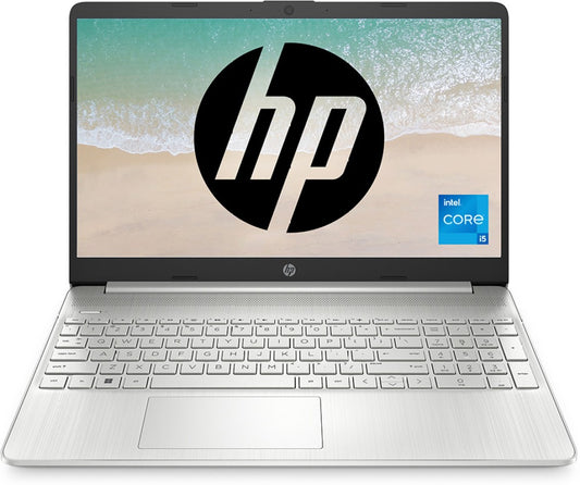 HP Intel Core i5 11वीं जेनरेशन - (8GB/512GB SSD/Windows 11 Home) 15s- fr4000TU पतला और हल्का लैपटॉप - 15.6 इंच, नेचुरल सिल्वर, 1.69 Kg, MS Office के साथ