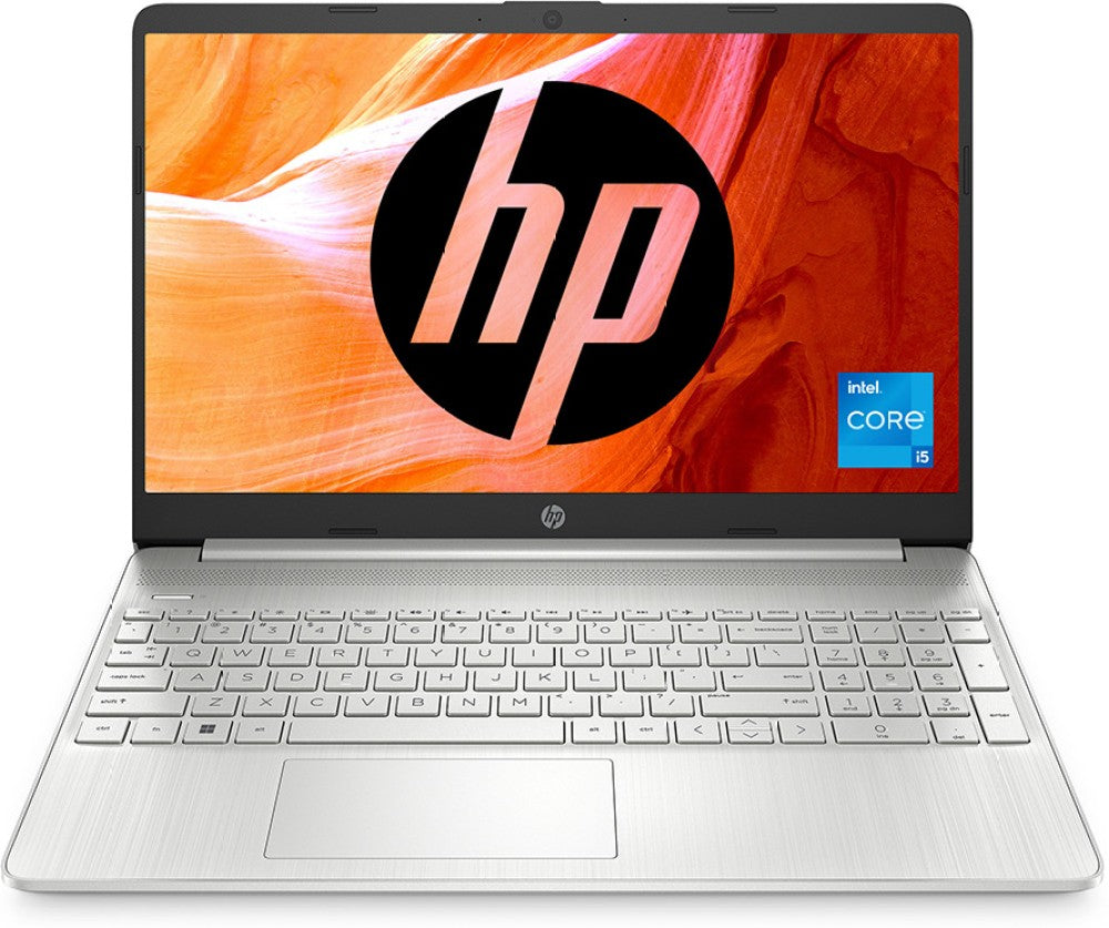 HP 15s Intel Core i5 12th Gen - (8 GB/512 GB SSD/Windows 11 Home) 15s-fq5111TU Thin and Light Laptop - 15.6 inch, Natural Silver, 1.69 Kg, With MS Office