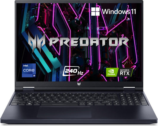 Acer Predator (2023) Core i9 13th Gen - (32 GB/1 TB SSD/Windows 11 Home/12 GB ग्राफ़िक/NVIDIA GeForce RTX 4080) PH16-71 गेमिंग लैपटॉप - 16 इंच, एबिसल ब्लैक