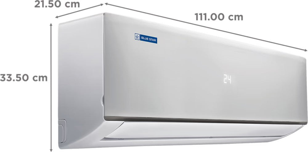 Blue Star 2 Ton 3 Star Split AC  - White - FB324DNU, Copper Condenser