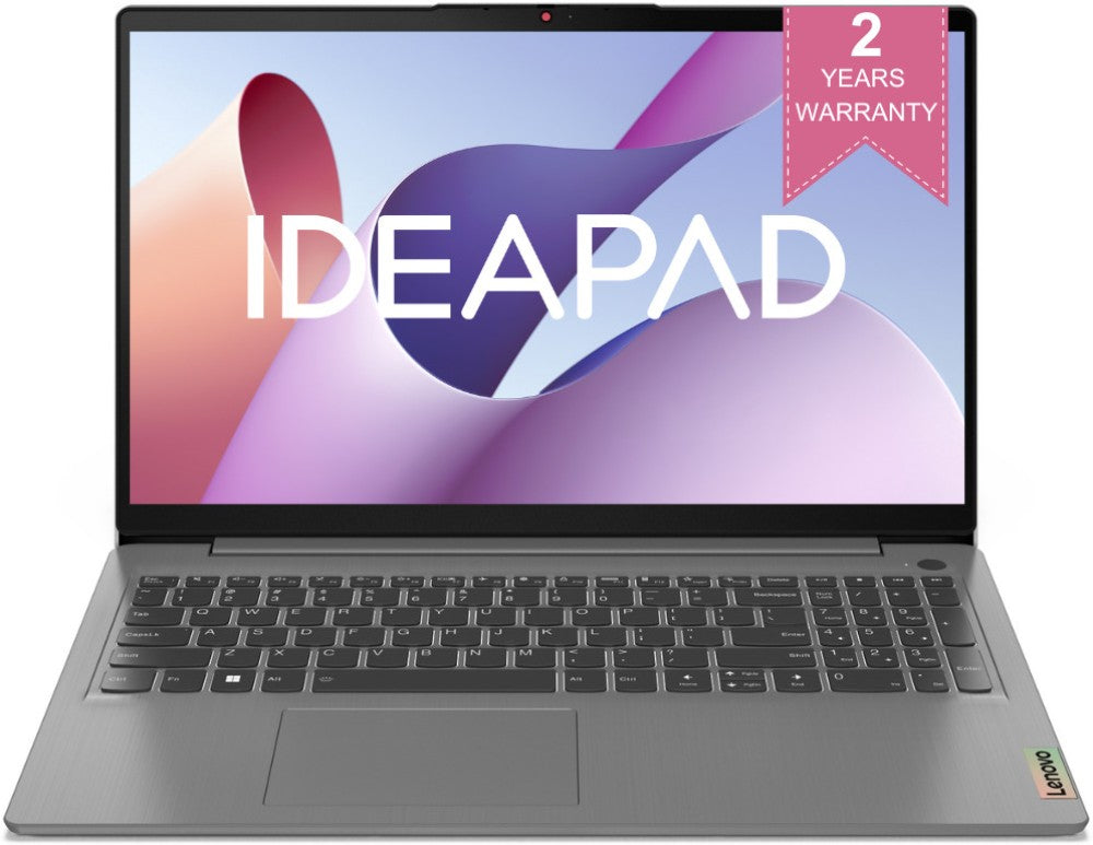 Lenovo IdeaPad 3 Intel Core i5 12th Gen - (8GB/512GB SSD/Windows 11 Home) 15IAU7 पतला और हल्का लैपटॉप - 15.6 इंच, आर्कटिक ग्रे, 1.63 किलोग्राम, MS Office के साथ