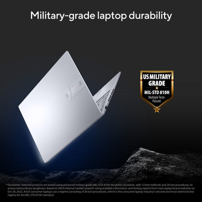 ASUS Vivobook 14X OLED (2023) Intel H-Series Core i5 13th Gen - (16 GB/512 GB SSD/Windows 11 Home/4 GB ग्राफ़िक्स/NVIDIA GeForce RTX 2050/90 Hz) K3405VFB-KM542WS क्रिएटर लैपटॉप - 14 इंच, कूल चांदी, 1.40 किग्रा, एमएस ऑफिस के साथ