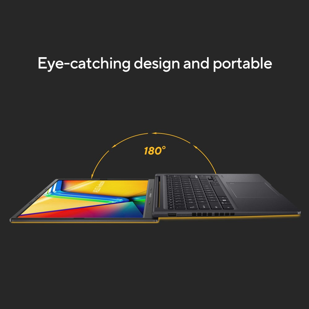 ASUS Vivobook 14X OLED (2023) Intel H-Series Core i5 13th Gen - (16 GB/512 GB SSD/Windows 11 Home/4 GB Graphics/NVIDIA GeForce RTX 2050/90 Hz) K3405VFB-KM541WS Creator Laptop - 14 Inch, Indie Black, 1.40 Kg, With MS Office