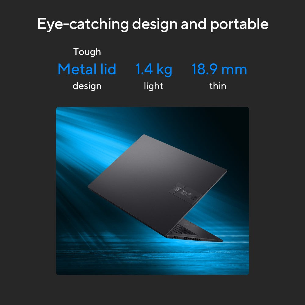 ASUS Vivobook 14X OLED (2023) Intel H-Series Core i5 13th Gen - (16 GB/512 GB SSD/Windows 11 Home/4 GB Graphics/NVIDIA GeForce RTX 2050/90 Hz) K3405VFB-KM541WS Creator Laptop - 14 Inch, Indie Black, 1.40 Kg, With MS Office