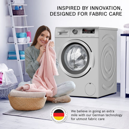 BOSCH 7 kg Fully Automatic Front Load Washing Machine with In-built Heater Silver - WAJ2016SIN