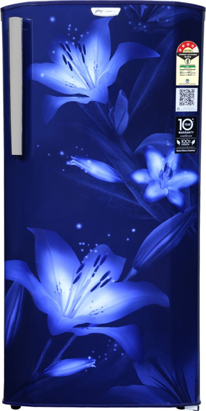 Godrej 180 L Direct Cool Single Door 4 Star Refrigerator - Blush Blue, RD EDGENEO 207D THF BH BL