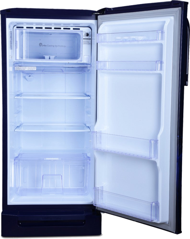 Godrej 180 L Direct Cool Single Door 4 Star Refrigerator with Base Drawer - Blush Blue, RD EDGENEO 207D TDF BH BL