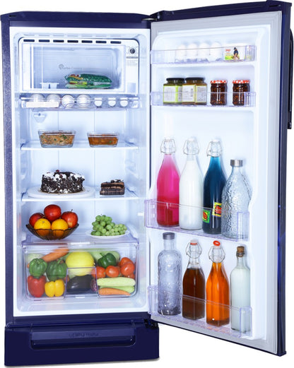 Godrej 180 L Direct Cool Single Door 4 Star Refrigerator with Base Drawer - Blush Blue, RD EDGENEO 207D TDF BH BL