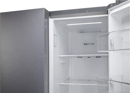 LG 655 L Frost Free Side by Side Refrigerator - Dazzle Steel, GL-B257HDSY