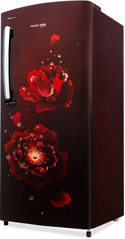 Voltas Beko 200 L Direct Cool Single Door 4 Star Refrigerator - Fairy Flower Wine, RDC220B60/FWEXXXXSG