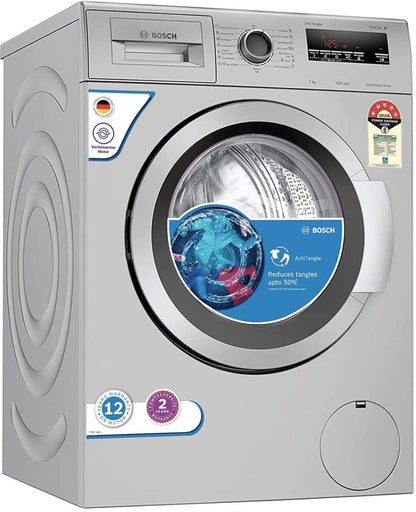 BOSCH 7 kg AntiTangle,AntiVibration,1200RPM Fully Automatic Front Load Washing Machine with In-built Heater Grey - WAJ2416SIN