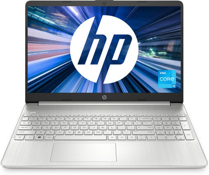 HP 15s (2023) Intel Core i3 12th Gen - (8 GB/512 GB SSD/Windows 11 Home) 15s-fy5003TU पतला और हल्का लैपटॉप - 15.6 इंच, नेचुरल सिल्वर, 1.69 किलोग्राम, MS ऑफिस के साथ