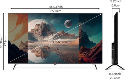 SENS Dwinci 140 cm (55 inch) QLED Ultra HD (4K) Smart Google TV LumiSENS Panel, Dolby Vision and Dolby Atmos - SENS55WGSQLED