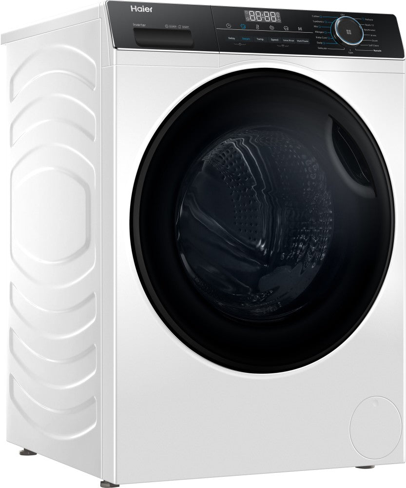 Haier 8 kg 5 Star Super Drum Inverter Washing Machine Fully Automatic Front Load Black, White - HW80-IM12929C