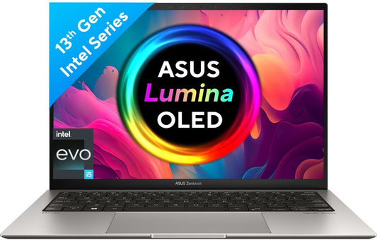 Asus Zenbook S 13 OLED (2023) 1 cm पतला और 1 kg हल्का, Intel EVO Core i5 13th Gen - (16 GB/512 GB SSD/Windows 11 Home) UX5304VA-NQ542WS पतला और हल्का लैपटॉप - 13.3 इंच, बेसाल्ट ग्रे, 1.00 किलो, एमएस ऑफिस के साथ