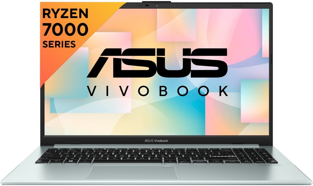 ASUS Vivobook Go 15 (2023) Ryzen 5 क्वाड कोर 7520U - (8 जीबी/512 जीबी एसएसडी/विंडोज 11 होम) E1504FA-NJ523WS पतला और हल्का लैपटॉप - 15.6 इंच, हरा ग्रे, 1.63 किलोग्राम, एमएस ऑफिस के साथ