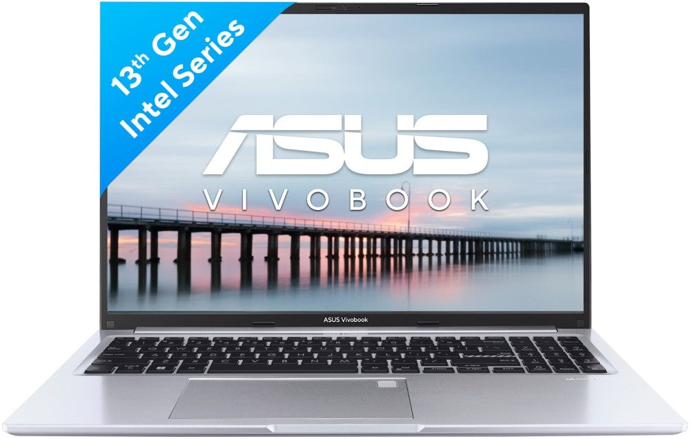 ASUS Vivobook 16 (2023) Core i3 13th Gen - (8 GB/512 GB SSD/Windows 11 Home) X1605VAB-MB322WS लैपटॉप - 16 इंच, पारदर्शी सिल्वर, 1.88 किलोग्राम, MS ऑफिस के साथ