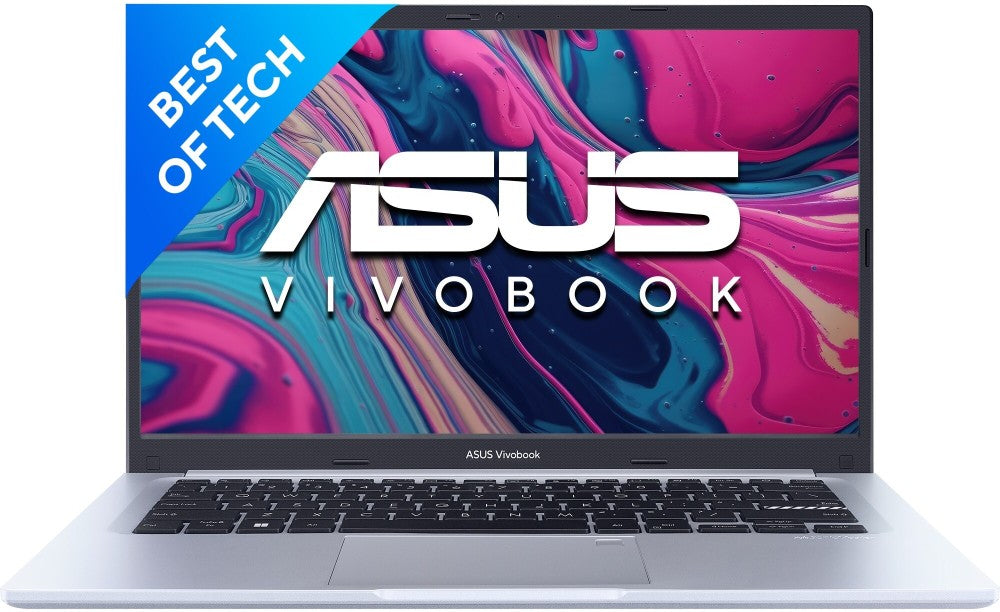 Asus Vivobook 14 (2022) Core i5 12th Gen - (8GB/512GB SSD/Windows 11 Home) X1402ZA-EK522WS पतला और हल्का लैपटॉप - 14 इंच, ट्रांसपेरेंट सिल्वर, 1.50 kg, MS Office के साथ