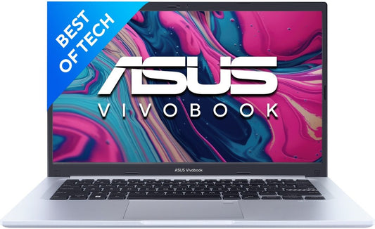 Asus Vivobook 14 (2022) Core i5 12th Gen - (8GB/512GB SSD/Windows 11 Home) X1402ZA-EK522WS पतला और हल्का लैपटॉप - 14 इंच, ट्रांसपेरेंट सिल्वर, 1.50 kg, MS Office के साथ