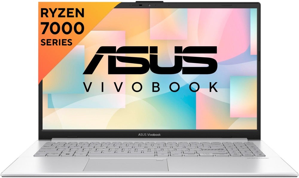 ASUS Vivobook Go 15 (2023) Ryzen 3 क्वाड कोर 7320U - (8 GB/512 GB SSD/Windows 11 Home) E1504FA-NJ321WS पतला और हल्का लैपटॉप - 15.6 इंच, कूल सिल्वर, 1.63 किलोग्राम, MS ऑफिस के साथ