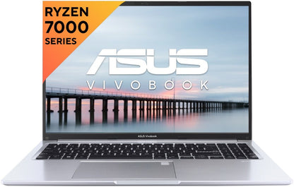 Asus Vivobook 16 (2023) Ryzen 7 ऑक्टा कोर 7730U - (16GB/512GB SSD/Windows 11 Home) M1605YA-MB742WS लैपटॉप - 16 इंच, कूल सिल्वर, 1.88 Kg, MS Office के साथ