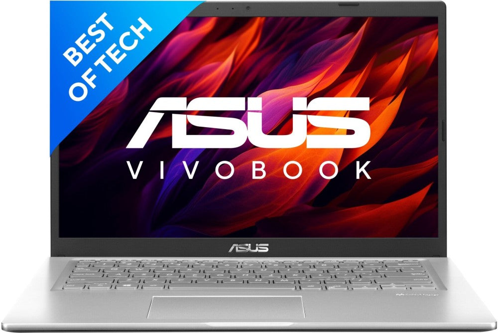 ASUS VivoBook 14 (2022) Ryzen 5 क्वाड कोर AMD R5-3500U - (8 GB/512 GB SSD/Windows 11 Home) M415DA-EB712WS पतला और हल्का लैपटॉप - 14 इंच, पारदर्शी सिल्वर, 1.60 किग्रा, MS ऑफिस के साथ