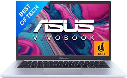 Asus Vivobook 14 टचस्क्रीन Intel P-Series Core i5 12th Gen - (16GB/512GB SSD/Windows 11 Home) X1402ZA-MW512WS पतला और हल्का लैपटॉप - 14 इंच, Icelight Silver, 1.50 kg, MS Office के साथ